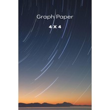 Meks Independently Published Graph Paper 4 x 4: Graph Paper 4 x 4 For School, College Or University Scie