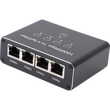 Meks Coverzone 1 Gigabit Ethernet Anahtarı 4 Bağlantı Noktalı 1000MBPS, RJ45 1 Ila 4 Ethernet Splitter,