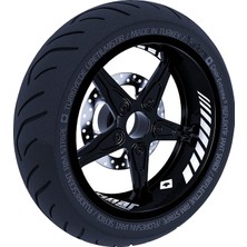 Meks Gp Racing Süt Beyaz Iç Jant Şeridi Sticker