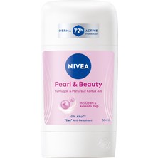 Meks Nivea Kadın Stick Deodorant Pearl & Beauty 50ML, 72 Saat Anti-Perspirant, Yumuşak ve Pürüzsüz Koltu