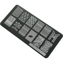 Meks Nail Art Stamping Baskı Plakası VV16