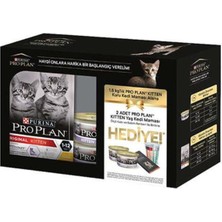Meks Pro Plan Yavru Kedi Başlangıç Seti, 1,5 kg Kuru Mama, 2 Adet Konserve, Ölçü Kabı Pr-K1.5y