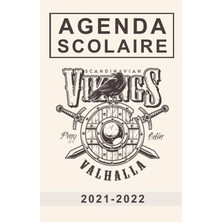 Meks Agenda Scolaire 2021 2022 Viking: Scandinavian Pray Odin Agenda Journalier Pour Ecoliers Primaire C