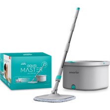Meks Smarter Aqua Master Temi̇z & Ki̇rli̇ Suyu Ayirma Özelli̇ği̇ Otomati̇k Temi̇zli̇k Seti̇ Mop Paspas