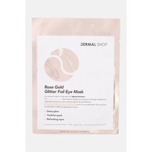 Meks Dermal Rose Gold Glitter Foil Eye Mask 4 G