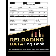 Meks Independently Published Reloading Data Log Book: Handloading Ammunition Log Sheets 120 Pages, Hand