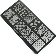 Meks Nail Art Stamping Baskı Plakası FVL03