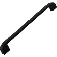 Meks Zehra Kulp 224 mm Siyah Metal Mutfak Mobilya Çekmece Mutfak Dolap Dolabı Kulpları Kapak Kulbu 22.4