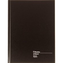 Meks Blueline Record Kitap, Siyah, 26 x 19,5 Cm, 200 Sayfa (A796.01)