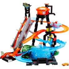 Meks Hot Wheels Dev Ti̇msah Araba Yikama Oyun Seti̇ Hot Wheels Dev Timsah Araba Yıkama Oyun Seti FTB67 Ftb