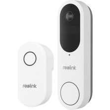 Meks Reolink Kapı Zili Kamerası, Dahili Bataryalı Görüntülü Kapı Zili (Wifi)