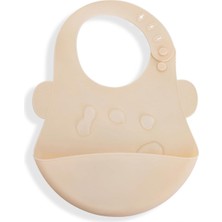 Meks Babyjem 901 Silikon Önlük Ekru