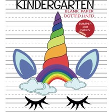 Meks Independently Published Kindergarten Blank Paper Dotted Lined: Handwriting Practice Very Essential