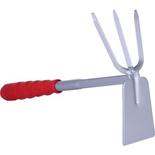 Meks BADEM10 Maxgarden El Çapası Saplı Küçük Tarla Bahçe Çapası 3 Dişli 32 cm