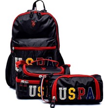 Meks U.s. Polo Assn. U.s. Polo. Assn. Erkek Çocuk Okul Seti PLSET737475,SIYAH Tek Ebat
