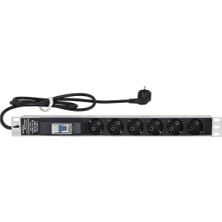 Meks Matra Networks Pdu 6 Soket Sigortalı Rack Tipi Grup Priz