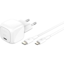 Meks Belkin Boostcharge 30W Kompakt Duvar Şarj Cihazı, Usb-C Power Delivery Hızlı Şarj, Iphone, Galaxy,