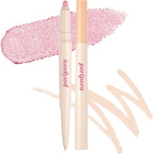 Meks Peripera Çift Taraflı Kapatıcı ve Işıltılı Kalem Far Sugar Twinkle Duo Eye Stick (07 Pink Linen)