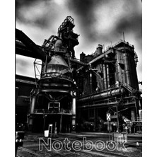 Meks Independently Published Notebook Abandoned Factory (Real Photography): College Ruled |100 Pages |7.