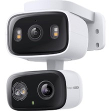 Meks Tapo C246D | 2k 3mp Çift Lensli Akıllı Güvenlik Kamerası | Pan/tilt | Iç ve Dış Mekan | IP65 | Ai H