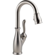 Meks (Stainless) - Delta Faucet 9678-SP-DST Leland Single Handle Bar/prep Faucet, Spotshield Stainless