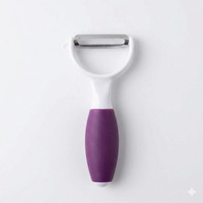 Meks Profesyonel Meyve Sebze Soyucu - Paslanmaz Çelik Tırtıklı Jülyen Bıçaklı Pratik Mutfak Gereci, Ergo