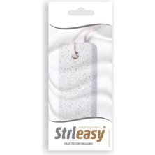 Meks Ponza Taşı, Ayak Bakımı Için Doğal Peeling Taşı, Ergonomik Tasarım, Ip Askılı