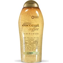 Meks Ogx Smoothing Coconut Coffee Scrub & Wash 577ML