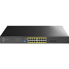 Meks Cudy GS1020PS2 16 Port Gigabit 200W 250M Poe+, Gigabit Sfp, Cctv, Vlan Metal Switch