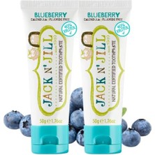 Meks Jack N' Jıll Jack N Jill Doğal Sertifikalı Diş Macunu - Yaban Mersini Aromalı 2’li Paket (2X50G)