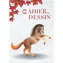 Meks Cahier De Dessin Enfant Cheval: Joli Carnet Bloc De Dessin Croquis 100 Pages, Filles Ou Garçons, Fe