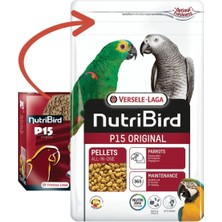 Meks Verselelaga Nutribird P15 Original Papağan Pelet Yem 1 Kg, 810-422125