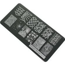 Meks Nail Art Stamping Baskı Plakası VV11