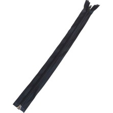 Meks Aksesuar Siyah Renk 35 cm Plastik Diş Fermuar F1