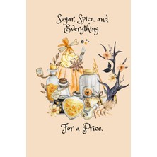 Meks Independently Published Sugar, Spice, And Everything For A Price.: An Adorable 6x9" Witchy Notebook