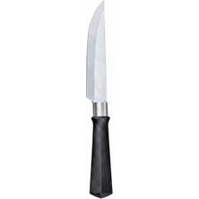 Meks Lazoğlu Kasap Bıçağı 29 cm | 4 cm Genişlikte Paslanmaz Çelik Şef Bıçağı | Ergonomik Ahşap Saplı Doğ