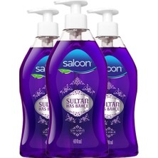 Meks Saloon Sıvı Sabun 400 ml Sultan Has Bahçe x 3'lü Paket