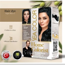 Meks Sea Color Home Colorist Set Saç Boyası 1.1 Gece Mavisi Nıght Blue
