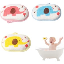 Meks Joyzzz Bebek Banyo Sünger Seti, 3 Adet Bebek Banyo Süngeri, Saf Pamuk ile Yumuşak Bebek Duş Süngeri