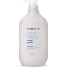 Meks Method Vücut Yıkama, Basitçe Besler, Paraben ve Ftalat Içermez, Biyobozunur Formül, 28 Oz (1'li Pak