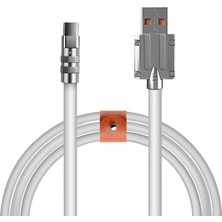 Meks Hızlı Şarj USB To Type-C Tombul Kablo Kopmalara Dayanıklı Şarj Kablosu 1 Metre (TCB8933)