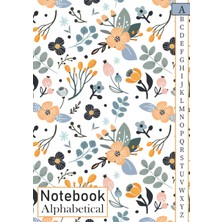 Meks Independently Published Alphabetical Notebook: 4 Pages Per Letter / A4 Size /105 Pages. Large Lined