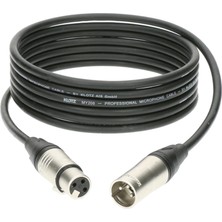 Meks Klotz M1 MY206 Mikrofon Kablosu Siyah 15M Xlr Klotz Uçlu