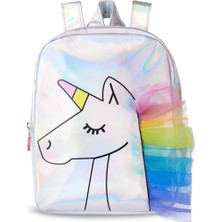 Meks Unicorn Hologram Kız Çocuk Okul Sırt Çantası