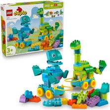 Meks LEGO Duplo Kasabası 3’ü 1 Arada Tekerlekli Dinozorlar 10451 - Dinozor Seven 3 Yaş ve Üzeri Çocuklar