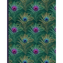 Meks Peacock Notebook: Wide Ruled Paper And Sized At 8.5 x 11 Inches - A Fun Gift For Peacock Lovers