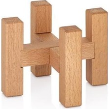 Meks Mini Saksı Ayağı Saksı Standı 15X11 cm Ahşap Saksılık Kaktüs Sukulent Saksılığı