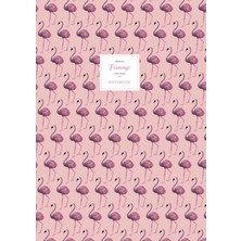 Mey İthalat Flamingo Notebook - Lined Pages - A4 - Premium: (Light Pink Edition) Fun Notebook 192 Lined Pages (A4 / 8.27X11.69 Inches / 21X29.7CM)