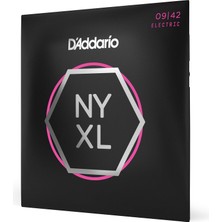 Meks Daddario NYXL0942 Elektro Gi̇tar Tel Seti̇, Super Light (Nickel-Carbon