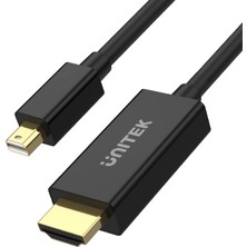 Meks V1152A Unitek Adaptör Minidp Na HDMI 4K 30Hz Kablo 2m / 4K@30Hz / Plug And Play/hdr/full Hd/audio-W